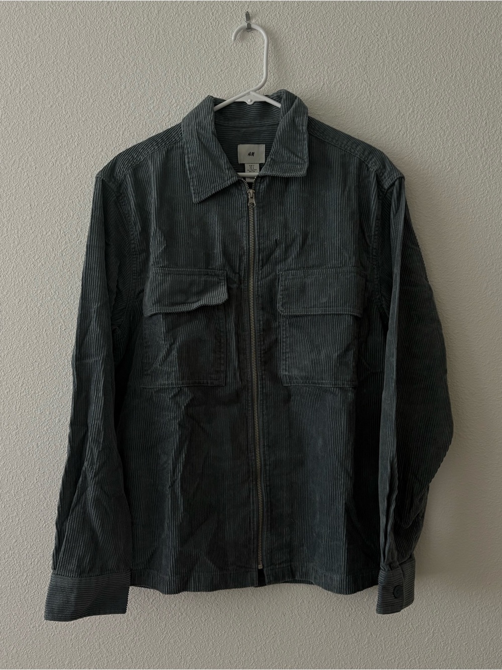 H&M Men’s Charcoal Corduroy Field Jacket